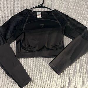 Gymshark long sleeve crop top